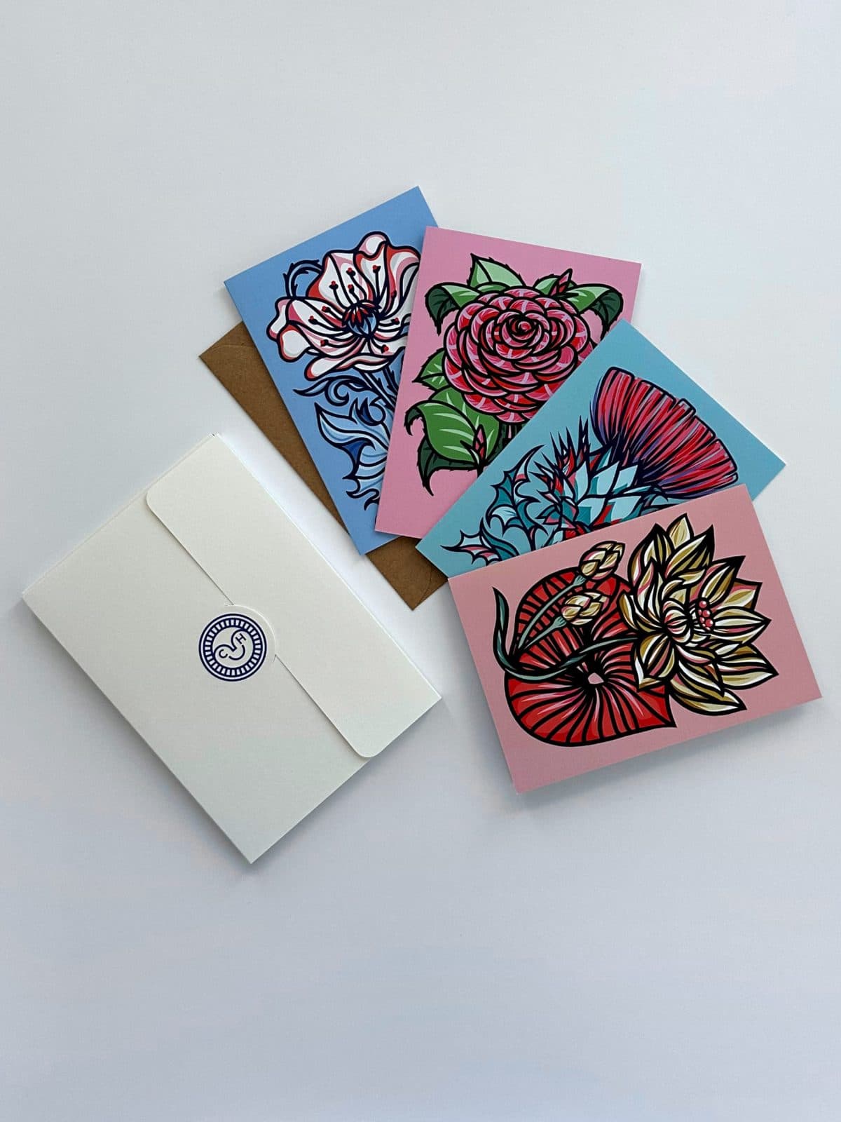 Flower Cards pack with cards