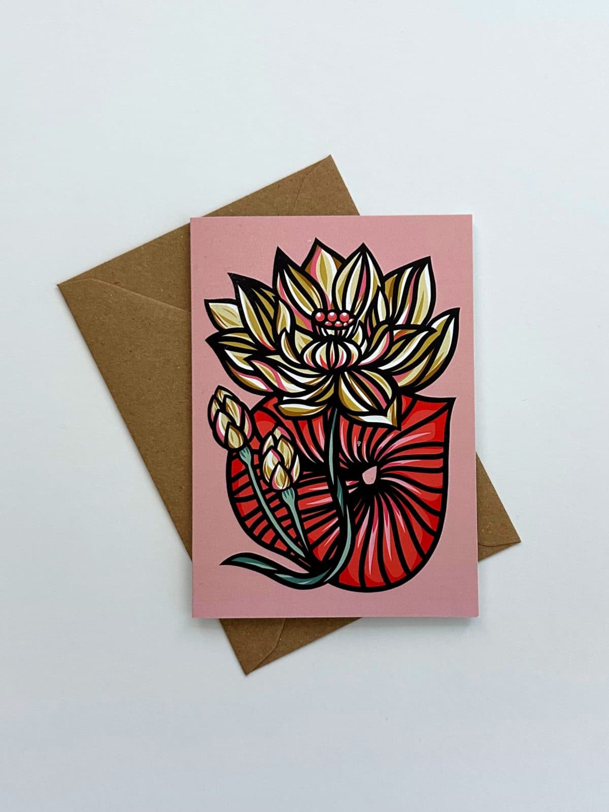 Flower Card - Water Lily