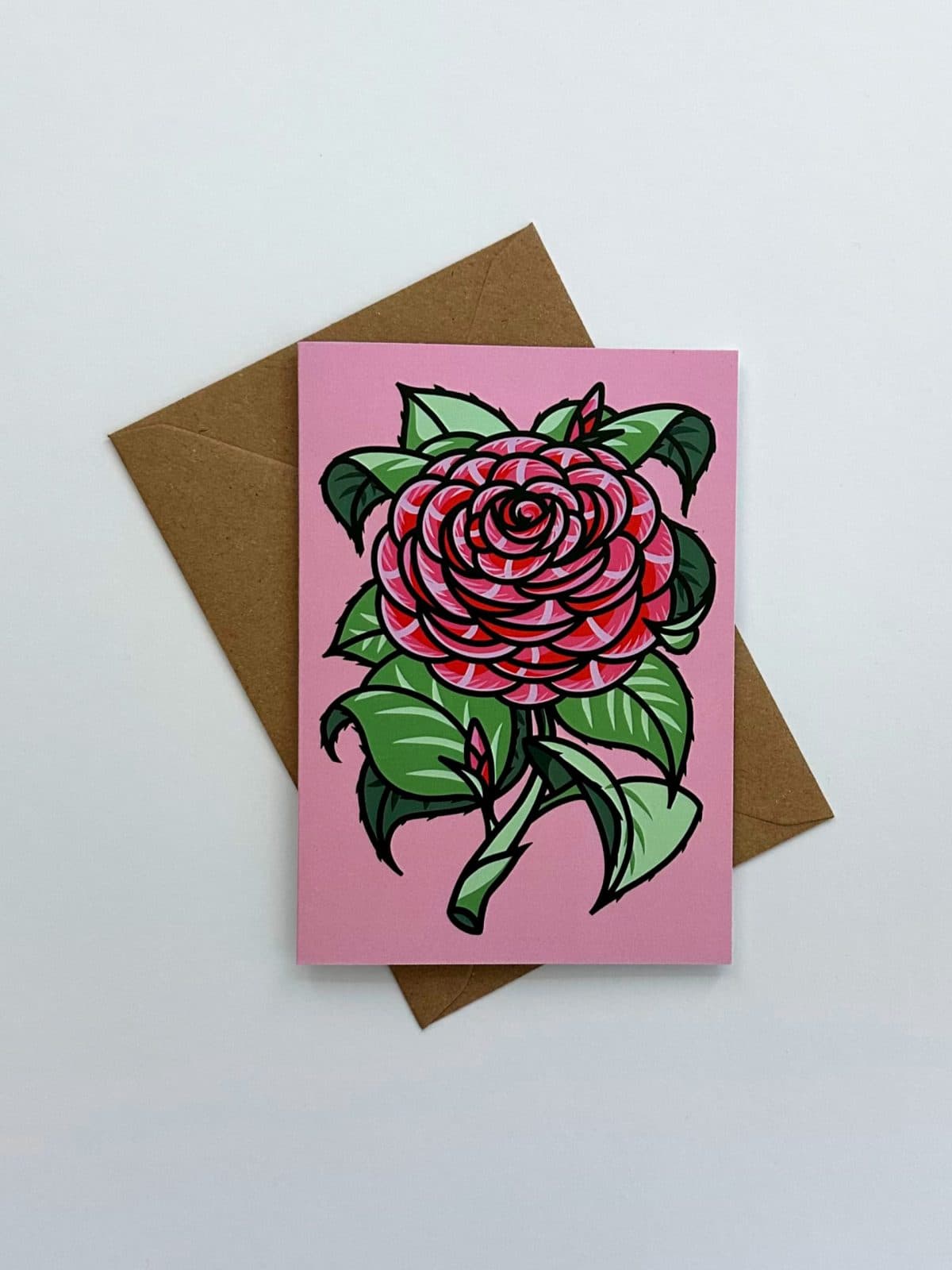 Flower Card - Camellia