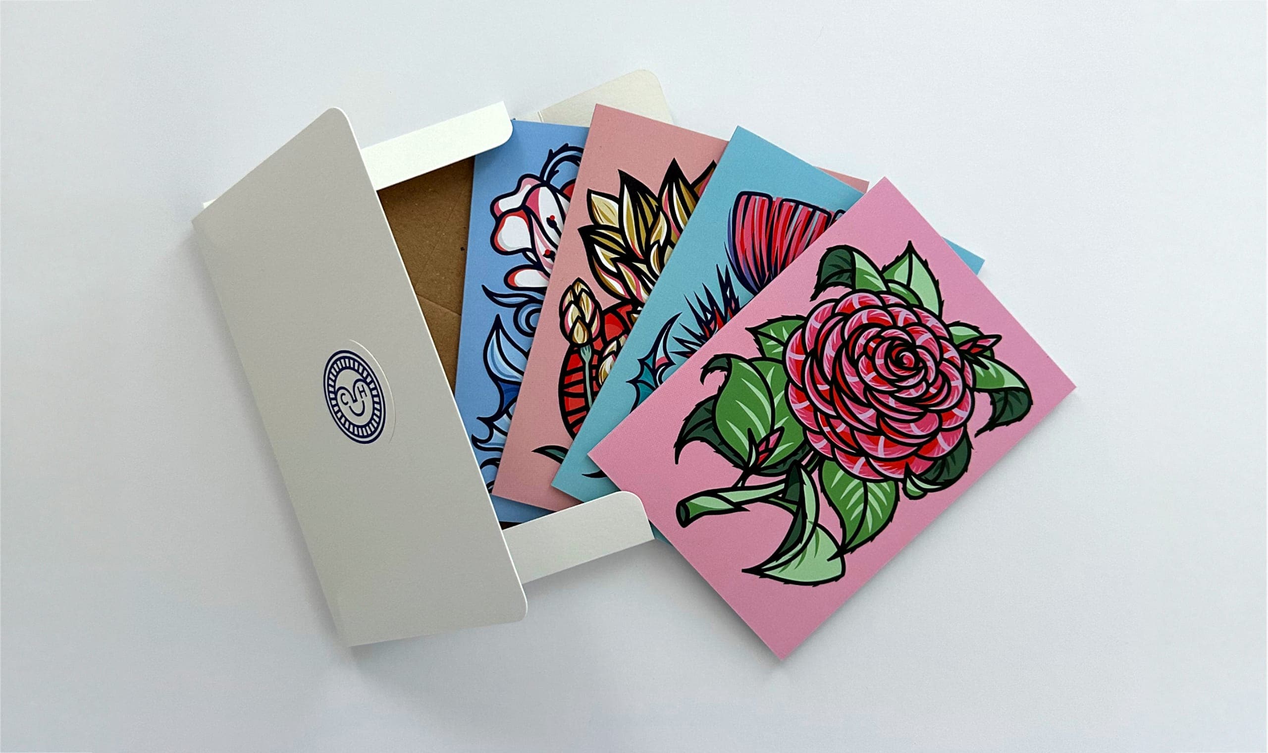 Flower Cards pack with cards